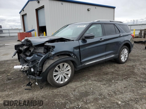 2023 Ford Explorer Limited with VIN 1FMSK8FH1PGB47715, listed as a Copart auction lot 50029495 with 11,238 mi miles and Salvage Title. Bid and sale history available at carsss.com. Image 1.