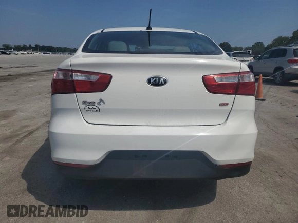 2016 Kia Rio LX with VIN KNADM4A36G6557926, listed as a Copart auction lot 69578864 with 137,404 mi miles and Salvage Title. Bid and sale history available at DreamBid. Image 6.