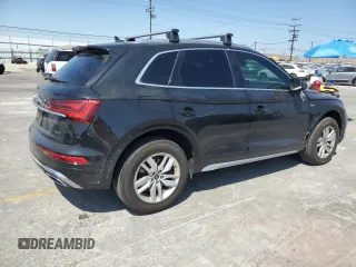 2023 Audi Q5 S line Premium with VIN WA1GAAFY9P2155489, listed as a Copart auction lot 58023625 with 18,513 mi miles and Salvage title. Bid and sale history available at DreamBid. Image 3.