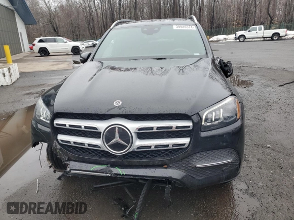 2021 Mercedes-Benz GLS 450 with VIN 4JGFF5KE7MA529553, listed as a Copart auction lot 39989374 with 34,459 mi miles and . Bid and sale history available at DreamBid. Image 5.