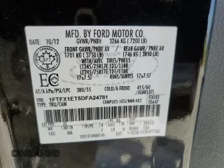 2013 Ford F-150 XL z VIN 1FTFX1ET5DFA24781, wystawiony jako Copart lot #60712405 z przebiegiem 103 104 mil mil oraz Czysty tytuł • Clean title. Historia ofert i sprzedaży dostępna na DreamBid. Obrazek 12.