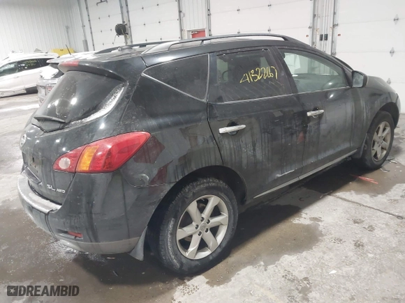 2010 Nissan Murano SL with VIN JN8AZ1MW7AW102476, listed as a IAAI auction lot 41322667 with 0 mi miles. Bid and sale history available at carsss.com. Image 4.