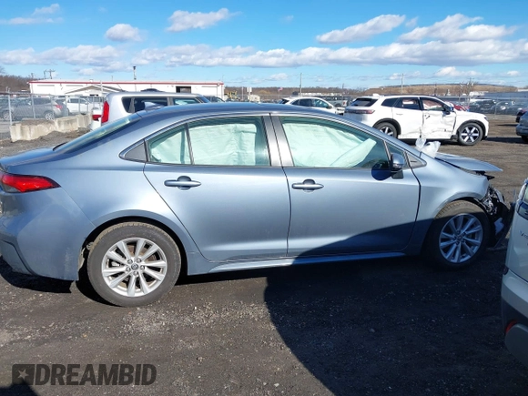 2023 Toyota Corolla Hybrid LE with VIN JTDBCMFE4P3025924, listed as a IAAI auction lot 41463750 with 9,553 mi miles. Bid and sale history available at carsss.com. Image 13.