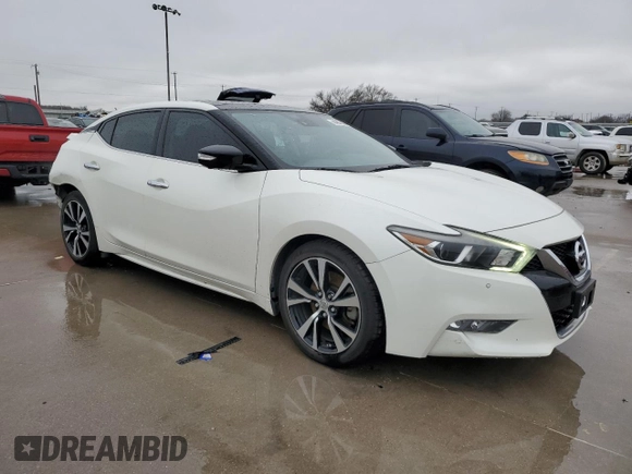 2018 Nissan Maxima SR with VIN 1N4AA6AP4JC383639, listed as a Copart auction lot 44697945 with 93,159 mi miles and Salvage Title. Bid and sale history available at carsss.com. Image 4.