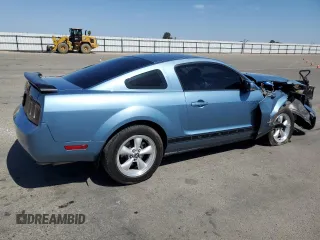 2007 Ford Mustang Deluxe with VIN 1ZVFT80N875349736, listed as a Copart auction lot 58098075 with 195,370 mi miles and Salvage title. Bid and sale history available at DreamBid. Image 3.
