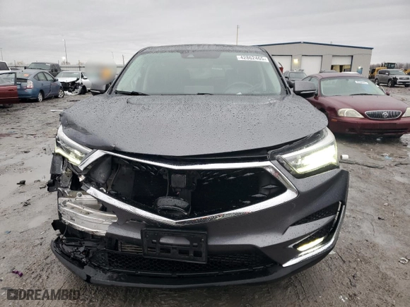 2020 Acura RDX w/Advance Pkg with VIN 5J8TC2H72LL022037, listed as a Copart auction lot 42862465 with 103,222 mi miles and Salvage Title. Bid and sale history available at carsss.com. Image 5.