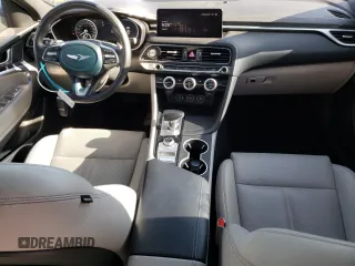 2022 Genesis G70 2.0T with VIN KMTG34TAXNU094665, listed as a Copart auction lot 72983604 with 31,513 mi miles and Salvage Title. Bid and sale history available at DreamBid. Image 8.