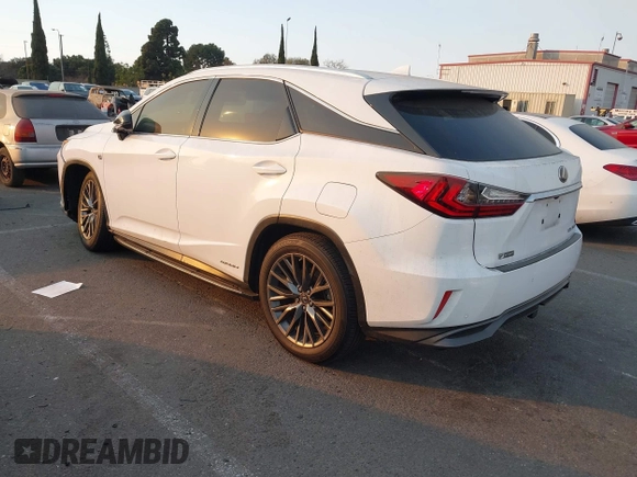 2019 Lexus RX with VIN 2T2BGMCAXKC036573, listed as a IAAI auction lot 41299079 with 104,568 mi miles. Bid and sale history available at carsss.com. Image 3.