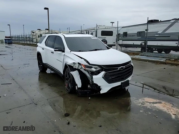 2021 Chevrolet Traverse Premier with VIN 1GNEVKKW1MJ223093, listed as a Copart auction lot 82412054 with 50,026 mi miles and Salvage Title. Bid and sale history available at carsss.com. Image 10.