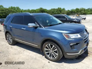 2018 Ford Explorer Platinum z VIN 1FM5K8HT4JGA54385, wystawiony jako Copart lot #57814475 z przebiegiem 105 489 mil mil oraz Szkoda całkowita • Salvage title. Historia ofert i sprzedaży dostępna na DreamBid. Obrazek 4.