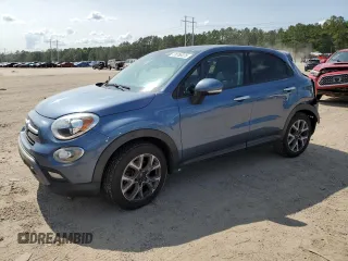 2017 FIAT 500X Trekking with VIN ZFBCFXCBXHP607322, listed as a Copart auction lot 58766025 with 180,871 mi miles and Salvage title. Bid and sale history available at DreamBid. Image 1.