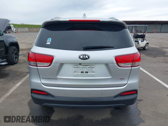 2017 Kia Sorento LX with VIN 5XYPG4A33HG267861, listed as a IAAI auction lot 41859069 with 96,559 mi miles. Bid and sale history available at carsss.com. Image 16.