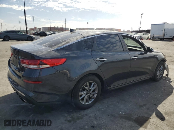 2019 Kia Optima LX with VIN 5XXGT4L30KG318253, listed as a Copart auction lot 47388045 with 50,506 mi miles and Salvage Title. Bid and sale history available at carsss.com. Image 3.