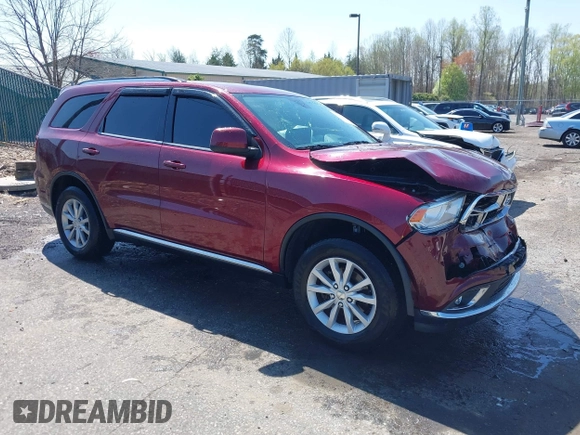 2018 Dodge Durango SXT with VIN 1C4RDJAG2JC133887, listed as a IAAI auction lot 41919409 with 98,692 mi miles and . Bid and sale history available at DreamBid. Image 1.