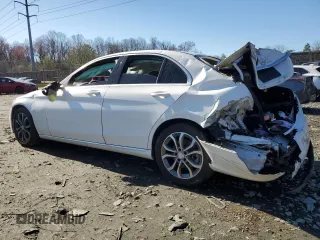 2016 Mercedes-Benz C 300 with VIN 55SWF4JB8GU149038, listed as a Copart auction lot 49835155 with 138,024 mi miles and Salvage Title. Bid and sale history available at carsss.com. Image 2.