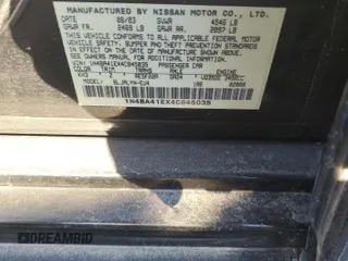 2004 Nissan Maxima SL with VIN 1N4BA41EX4C845035, listed as a Copart auction lot 49250565 with 162,787 mi miles and Salvage title. Bid and sale history available at DreamBid. Image 12.