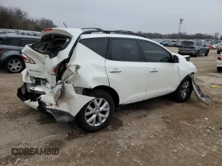 2013 Nissan Murano SL with VIN JN8AZ1MU0DW207573, listed as a Copart auction lot 44251895 with 103,749 mi miles and Salvage Title. Bid and sale history available at carsss.com. Image 3.