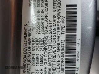 2021 Acura RDX with VIN 5J8TC2H34ML047472, listed as a Copart auction lot 63434425 with 27,939 mi miles and Salvage title. Bid and sale history available at DreamBid. Image 13.