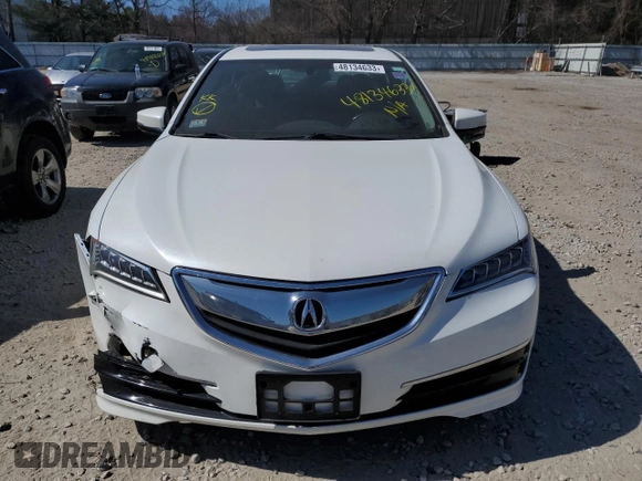 2015 Acura TLX with VIN 19UUB1F38FA010265, listed as a Copart auction lot 48134633 with 87,299 mi miles. Bid and sale history available at carsss.com. Image 5.