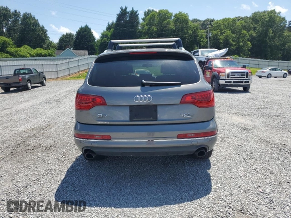 2014 Audi Q7 Premium Plus with VIN WA1LGAFE6ED014979, listed as a Copart auction lot 61958095 with 120,754 mi miles and Clean title. Bid and sale history available at DreamBid. Image 6.