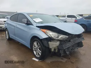 2012 Hyundai Elantra Limited with VIN KMHDH4AE6CU207495, listed as a IAAI auction lot 41067656 with 209,325 mi miles and . Bid and sale history available at DreamBid. Image 1.
