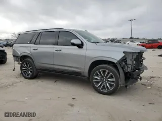 2023 Cadillac Escalade 4WD Sport Platinum with VIN 1GYS4GKL0PR438899, listed as a Copart auction lot 86210984 with 0 mi miles and Salvage Title. Bid and sale history available at carsss.com. Image 4.