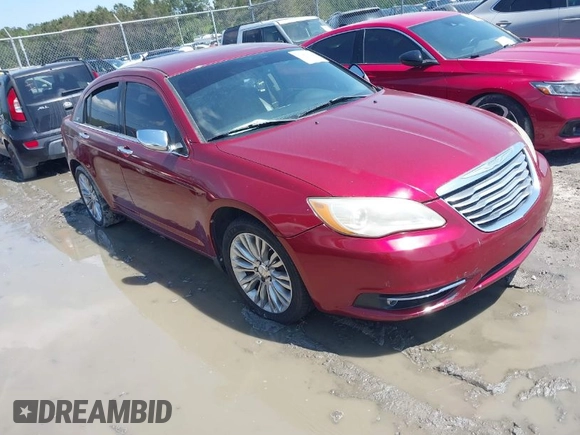2011 Chrysler 200 Limited with VIN 1C3BC2FB7BN527371, listed as a IAAI auction lot 41983865 with 162,179 mi miles and . Bid and sale history available at carsss.com. Image 1.
