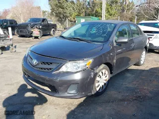 2012 Toyota Corolla L with VIN 2T1BU4EE5CC807679, listed as a IAAI auction lot 41788882 with 190,978 mi miles. Bid and sale history available at carsss.com. Image 2.