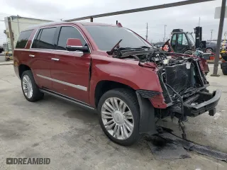 2018 Cadillac Escalade Platinum with VIN 1GYS4DKJ0JR283338, listed as a Copart auction lot 54784774 with 67,766 mi miles and Salvage Title. Bid and sale history available at carsss.com. Image 4.