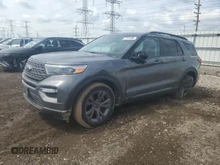 2022 Ford Explorer XLT с VIN 1FMSK8DHXNGC49613, выставлен на аукционе Copart как лот 57833995 с пробегом 28 462 миль миль и Списание • Salvage title. История ставок и продаж доступна на DreamBid. Изображение 1.