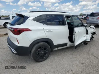 2023 Kia Seltos S with VIN KNDEU2AA7P7393039, listed as a Copart auction lot 59363435 with 29,945 mi miles and Salvage title. Bid and sale history available at DreamBid. Image 3.
