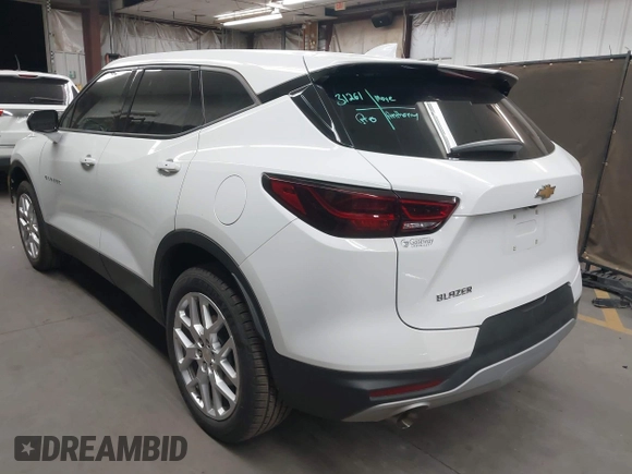 2023 Chevrolet Blazer LT with VIN 3GNKBCR47PS145492, listed as a IAAI auction lot 42190230 with 41,918 mi miles and . Bid and sale history available at DreamBid. Image 3.