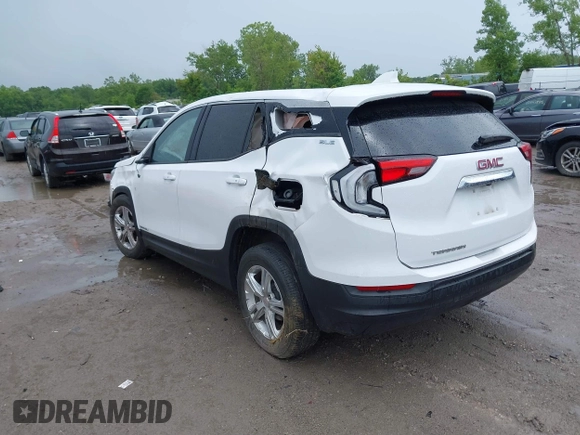 2019 GMC Terrain SLE with VIN 3GKALMEV5KL364822, listed as a IAAI auction lot 42454349 with 59,603 mi miles and . Bid and sale history available at DreamBid. Image 3.