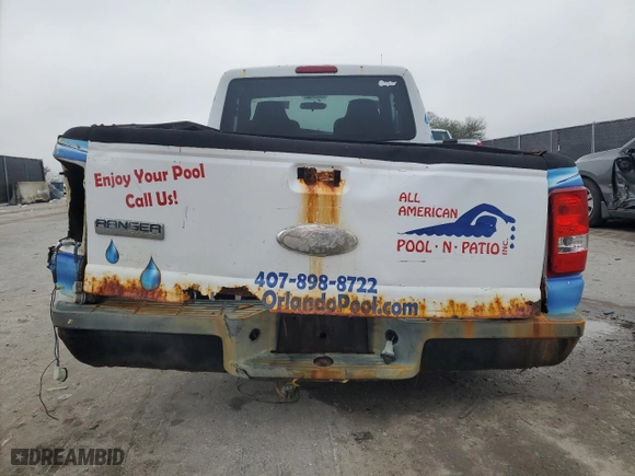 2007 Ford Ranger XL with VIN 1FTYR14D97PA82176, listed as a Copart auction lot 42288685 with 186,245 mi miles and Salvage Title. Bid and sale history available at carsss.com. Image 6.
