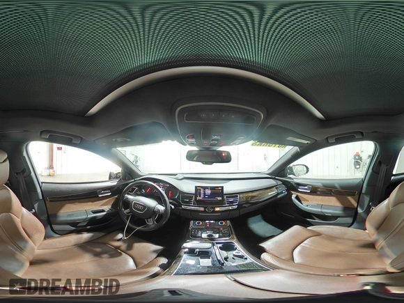 2015 Audi A8 L 3.0T with VIN WAU3GAFD2FN009638, listed as a Copart auction lot 49064565 with 58,800 mi miles and Salvage Title. Bid and sale history available at carsss.com. Image 13.