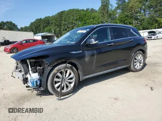 2019 Infiniti QX50 Essential with VIN 3PCAJ5M30KF117455, listed as a Copart auction lot 62079935 with 38,408 mi miles and Salvage title. Bid and sale history available at DreamBid. Image 1.