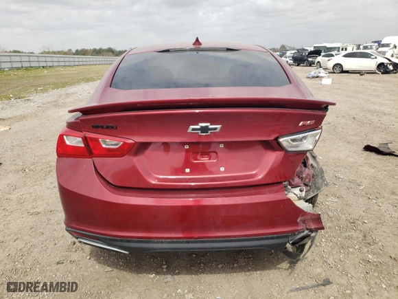 2020 Chevrolet Malibu RS with VIN 1G1ZG5ST1LF066171, listed as a Copart auction lot 48394745 with 34,312 mi miles and Salvage Title. Bid and sale history available at carsss.com. Image 6.