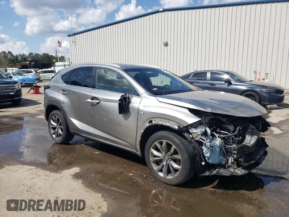 2016 Lexus NX 200t with VIN JTJYARBZ2G2037921, listed as a Copart auction lot 47117735 with 56,350 mi miles and Salvage Title. Bid and sale history available at DreamBid. Image 4.