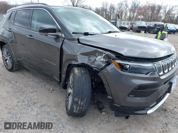 2022 Jeep Compass Limited с VIN 3C4NJDCB6NT143570, выставлен на аукционе IAAI как лот 41921627 с пробегом 26 124 миль миль и . История ставок и продаж доступна на DreamBid. Изображение 6.