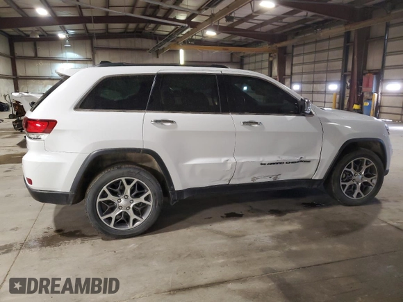 2022 Jeep Grand Cherokee Limited with VIN 1C4RJFBG0NC139830, listed as a Copart auction lot 49553685 with 34,470 mi miles and Salvage title. Bid and sale history available at DreamBid. Image 3.