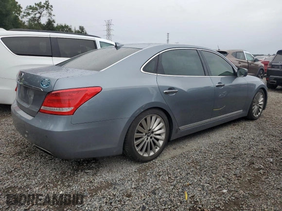 2015 Hyundai Equus Ultimate z VIN KMHGH4JHXFU098910, wystawiony jako Copart lot #74253874 z przebiegiem Nie podano mil oraz Szkoda całkowita • Salvage title. Historia ofert i sprzedaży dostępna na DreamBid. Obrazek 3.
