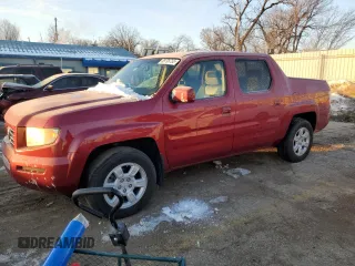 2006 Honda Ridgeline RTL with VIN 2HJYK16526H550788, listed as a Copart auction lot 88795755 with 159,959 mi miles and Salvage Title. Bid and sale history available at carsss.com. Image 1.