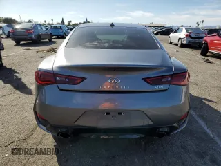 2018 Infiniti Q60 Luxe with VIN JN1CV7EK6JM200329, listed as a Copart auction lot 46535955 with 54,059 mi miles and Salvage Title. Bid and sale history available at carsss.com. Image 6.