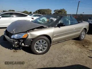 2004 Chrysler Sebring Limited with VIN 1C3EL65RX4N403388, listed as a Copart auction lot 85927504 with 51,902 mi miles and Salvage Title. Bid and sale history available at DreamBid. Image 1.