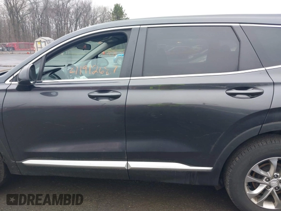 2020 Hyundai Santa Fe SE with VIN 5NMS2CAD8LH258275, listed as a IAAI auction lot 41912687 with 80,467 mi miles and . Bid and sale history available at DreamBid. Image 15.