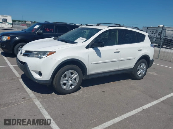 2013 Toyota RAV4 LE with VIN JTMBFREV4D5017389, listed as a IAAI auction lot 42648901 with 107,120 mi miles and . Bid and sale history available at DreamBid. Image 2.