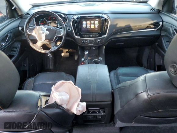 2018 Chevrolet Traverse Premier with VIN 1GNERKKW9JJ277127, listed as a Copart auction lot 49615235 with 142,383 mi miles and Non Repairable. Bid and sale history available at carsss.com. Image 8.