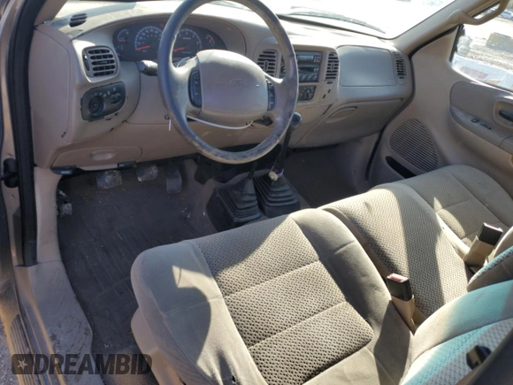 2001 Ford F-150 XL with VIN 1FTRF18W71NB69621, listed as a Copart auction lot 77816954 with Not provided miles and Salvage title. Bid and sale history available at DreamBid. Image 8.
