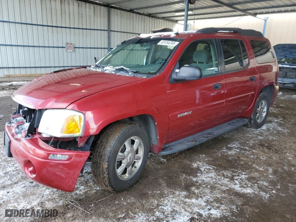 2004 GMC Envoy XL SLT with VIN 1GKET16S746226779, listed as a Copart auction lot 45154245 with 130,317 mi miles and Salvage Title. Bid and sale history available at carsss.com. Image 1.