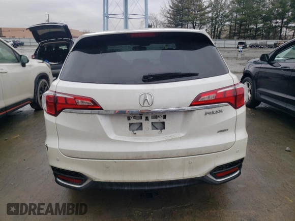 2017 Acura RDX w/Advance Pkg with VIN 5J8TB4H74HL021087, listed as a Copart auction lot 45154125 with 166,104 mi miles and Salvage Title. Bid and sale history available at carsss.com. Image 6.